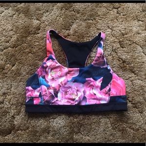 Lululemon | floral sports bra / size 6